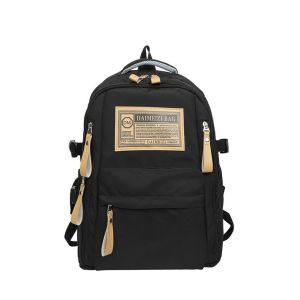 G5Q1 Oxford Students Backpack Fashion Vintage School Bag High Quality Casual Shoulder Bag Textbook