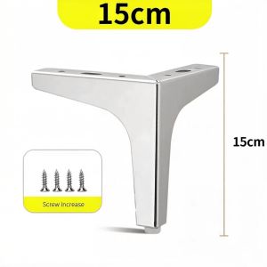 Cabinet table sofa metal (heavy) furniture legs 10/15cm chair triangle sofa legs white straight