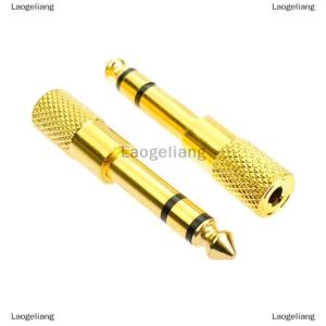 [COD] Laogeliang 6.5mm Male Plug To 3.5mm Female Jack Stereo Headphone Audio Adapter Home Connectors Adapter Microphone 6.5mm To 3.5mm Audio Adapter Microphone Amplifier Conversion Head