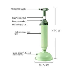 Toilet Plunger Drain Buster Alat Kop Sedot Plunger Pompa Wastafel Mampet KYN09093