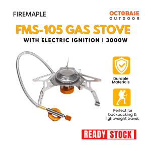 FIREMAPLE - FMS-105 GAS STOVE ELECTRIC IGNITION PORTABLE OUTDOOR CAMPING BACKPACKING STOVE HIKING