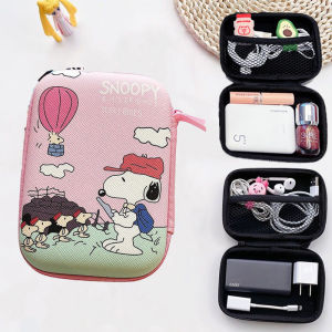 Cute Snoopy Power Bank Case Phone Pouch Waterproof Powerbank Storage Bag Mobile Phone Accessories
