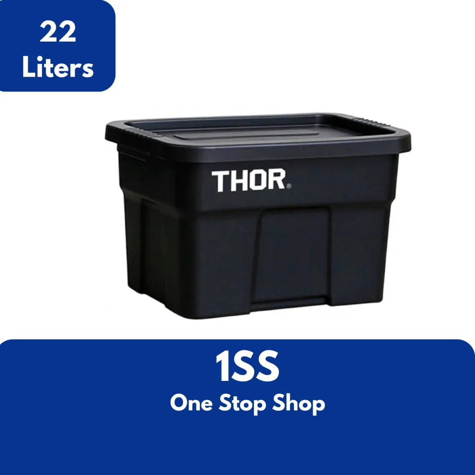 Thor Stackable Storage Box Black Local Supplier Refund Warranty