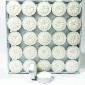 NẾN TEALIGHT HOA MAI HỘP 100V ĐỐT 4H KHÔNG MÙI K KHÓI AN TOÀN MÔI TRƯỜNG