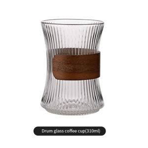 BINCOO Hand Pour Coffee Pot Set Sharing Pot Glass Coffee Cup for Outdoor Travel 310ML