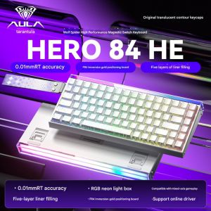 Bàn Phím cơ 1 mode dây AULA HERO 84 HE