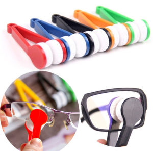 Polocat Mini Glasses Cleaner / Multifunctional Carrying Super Soft Glasses Cleaning Tool / Double Sided Microfiber Glasses Brush / High Quality  Glasses Wipe