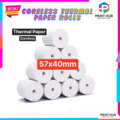 Thermal Paper 57x30mm Quality 58x30mm Coreless for Senda Sdxp-210 PT-210 Xprinter Sunmi Portable Printer