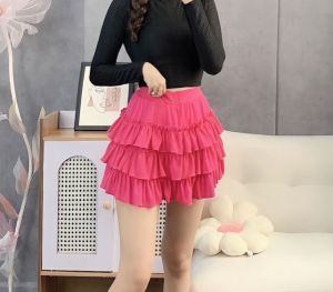 Chân váy tầng gân có lót trong dày dặn ảnh thật