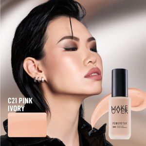 MAKE OVER POWERSTAY 24H Weightless Liquid Foundation | High Coverage Flawless