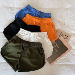 [ส่งเร็ว] KAYKAI SHOP ♫ กางเกงขาสั้น เอวยางยืดมีเชือกรูด 8 สี มีกระเป๋าหน้า-กระเป๋าหลัง ♪ #2601