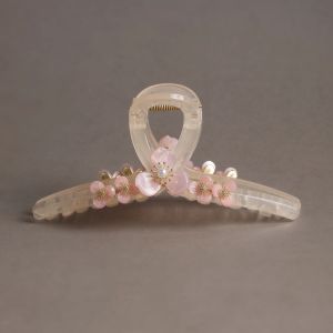 Phong cách Hàn Quốc hoa ngọc trai lớn kẹp tóc cao cấp acrylic kẹp giữ tóc của phụ nữ trở lại của đầu kẹp tóc càng cua tính khí Phụ kiện tóc