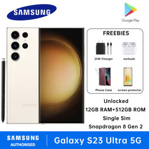 Samsung Galaxy S23 Ultra Single Sim 12GB RAM + 512GB ROM Cell Phone Factory Unlocked Android Smartphone 200MP Camera Night Mode Long Battery Life