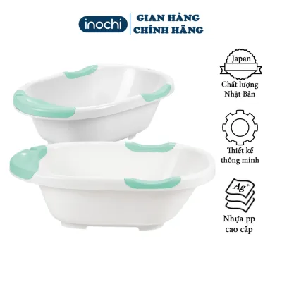 Chậu Tắm Cho Bé chậu nhựa chậu cho bé chậu tắm chậu nhựa Notoro INOCHI Plus - Thiết Kế Rộng Có Tay Nắm Giúp Bé Thoải Mái tắm THAUTAM2