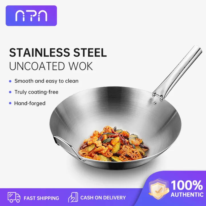 Nipiin%20Frying%20Pan%20Stainless%20Steel%20Large%20Pot%20With%20Handle%20Thicken%20Wok%20Pan%20Non%20Stick%20-%20Image%202