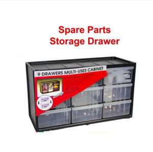 Multipurpose 9 Compartment Storage Drawer Cabinets / Almari Hardware / Almari Murah/Accessories Spare Part Organizer Multi-Uses Cabinet