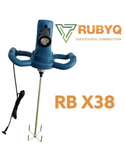 Máy Xoa Hồ Vữa Trát Tường Chà Nhám RUBYQ Đa Năng 380MM 2 Tay Cầm Siêu Nhanh Điều Chỉnh 6 Tốc Độ Có Đèn Pin