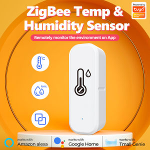 Tuya ZigBee Temperature And Humidity Sensor Smart Home Indoor Hygrometer Controller Works With Smart Life APP Alexa Google