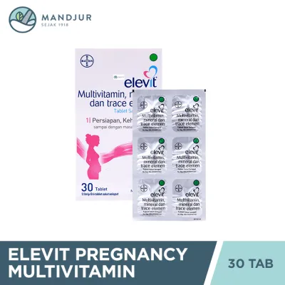 Elevit Pregnancy Multivitamin 30 Tablet - Suplemen Untuk Ibu Hamil