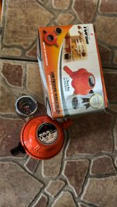 Regulator Gas Top Gas Premium Quality – Regulator LPG Tekanan Rendah Anti Bocor dengan Safety Shield Protection Made in Indonesia untuk Kompor Rumah Tangga