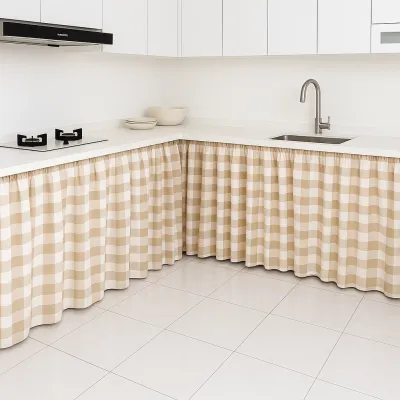 gorden kolong meja dapur 100x75cm gratis tali