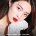 Kajiali [2-3 Days Delivery]2025 Shuzili Round Tube Lipstick Matte Waterproof Moisturizing Non-stick Cup Non-drying High Pigment Qi Field Red Liptint 12colors. 