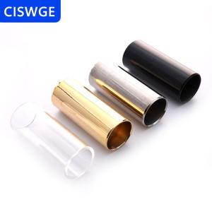 [COD] CISWGE Thanh trượt guitar 60mm thanh trượt ngón tay bằng kim loại/Thủy tinh thép không gỉ cho Ukulele