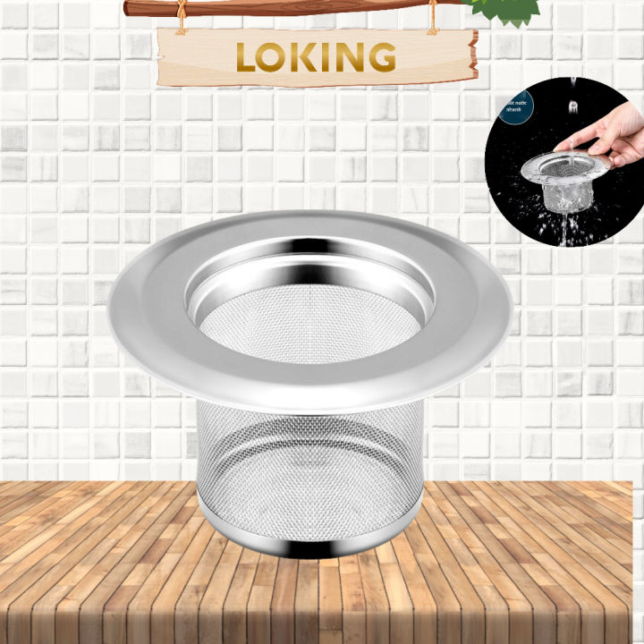 Giỏ lọc rác bồn rửa bát, đế lưới sâu lòng, thoát nước nhanh Bằng INOX ...