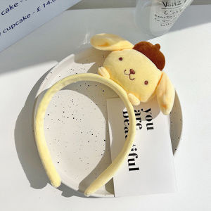 Bando Bandana Scrunchie Scrunchy Boneka Karakter Kartun Jepang Sanrio Lucu Bando Anak Wanita Cewek Korea Korean Style Fashion Aksesoris Rambut Headband CINNAMOROLL KUROMI MELODY POMPOMPURIN