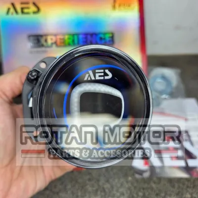 BILED AES 3 Warna Viral / Projector AES TURBO SE AES 2.5 INCH ALL WEATHER Plus UPGRADE EXPERIENCE 2.5 Inch 3 Warna 50/60 Watt / BI-LED PROJECTOR 2.5 INCH AES TURBO SE EXPERIENCE ALL WEATHER+ 50/60 WATT PREMIUM BLUE LENS