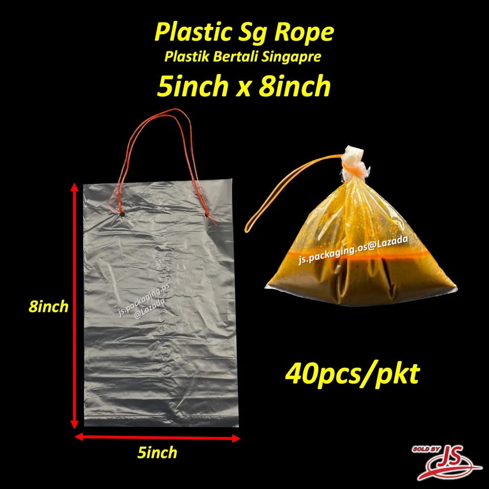Plastic SG Rope String Bag Packing Soup Plastik Tali Singapore