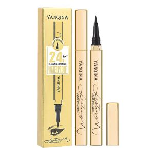 YANQINA Waterproof Liquid Eyeliner - Smudge-ProofMakeup Long-Lasting Eyeliner Pencil for Women-BlackSmoothQuick-Drying