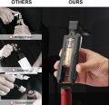Wine Opener, Easy To Use Corkscrew Wine Opener With Foil Cutter, 6 Inches, Lightweight And Small Traver Wine Bottle Openers, Black. 