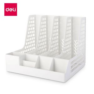 Giá Đựng Tài Liệu Deli 4 Ngăn Kệ Đựng Sách Vở Hồ Sơ Giấy Tờ Văn Phòng Màu Pastel Dễ Thương Nhỏ Gọn Tiện Lợi Văn Phòng --