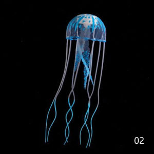 Bơi nhân tạo Phát Sáng hiệu ứng sứa trang trí hồ cá bể Cá Dưới Nước cây thật sáng trang trí cảnh quan thủy sinh