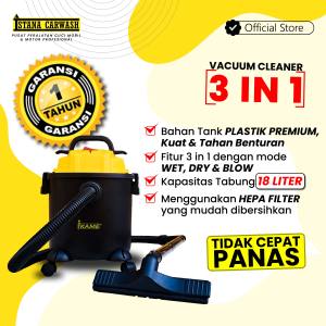 Vacuum Cleaner Penyedot Debu dan Cairan (Wet Dry n Blow)