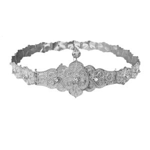 Traditional Carved Floral Waist Belt Belly Chain for Dress Chain Belt for Women Waist Chain Belt Wedding Accessories