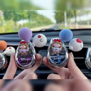 Car mounted aromatherapy perfume air conditioner air outlet car interior accessories accessories durable fragrance car accessories complete female