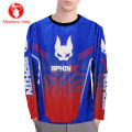 MONKEY KING Motor shirt long sleeve for men full set Cycling bike jersey bikers Motorcycle riding Sportswear #La001. 