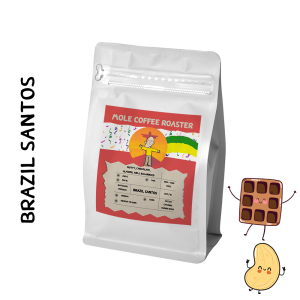 เมล็ดกาแฟคั่ว บราซิล ซานโตส กาแฟอาราบิก้า บดฟรี ส่งไว คุ้มค่า ราคาถูก คั่วใหม่ทุกออร์เดอร์