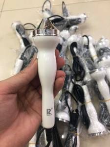 Bộ phụ kiện máy chăm sóc da 5in1: tay cầm điện tím thải chì đốt mụn