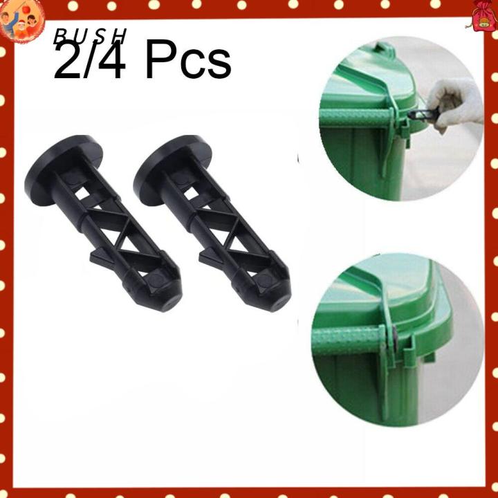 BUSH 2/4Pcs Outdoor Wheelie Trash Bins Strong Plastic Hinge Pins