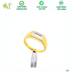 [HCM]Nhẫn nam đính đá đẹp VẠN LÝ TRƯỜNG  THÀNH nhẫn nam titan không phai màu nhẫn nam đính đá mạ vàng - Người Đẹp Vì Lụa