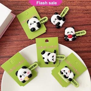 Flash Sale Cute Panda Hair Clips Cartoon Animal Barrettes Hairpin For Women Girls Student Bangs Clip Versatile Headwear Side Clip Hair Accessories