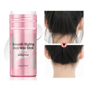 Strong Hold Hair Styling Wax Stick Flexible Styling Compact Smooth Application Portable Design for Different Hair Types