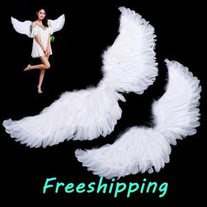 baoxue Swallow Shape Trắng thiên thần lông cánh với dây đai đàn hồi cho trẻ em bên Cosplay Halloween trang trí sinh nhật