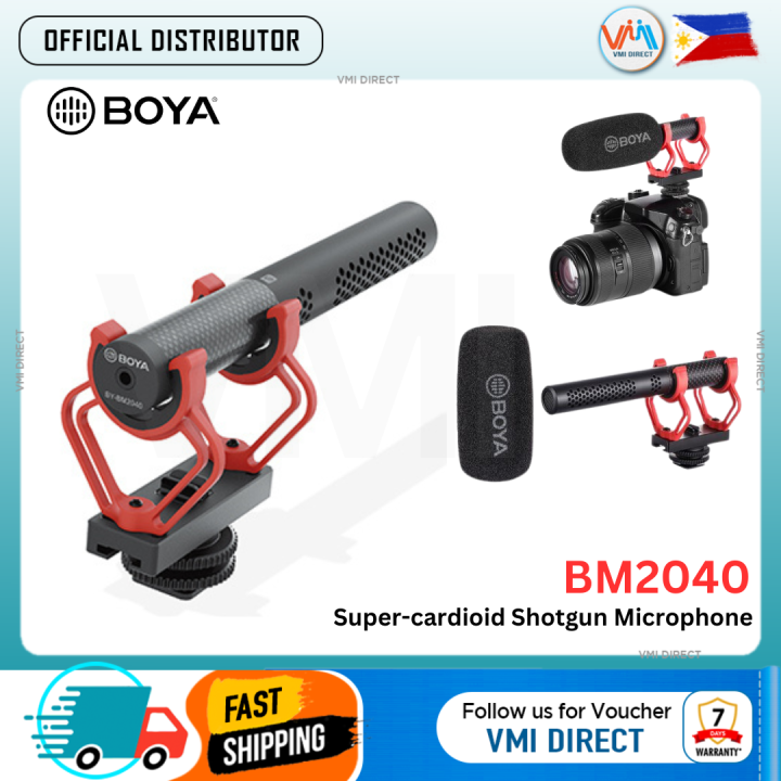 BOYA BY BM2040 Camera Microphone with Shock Mount Professional