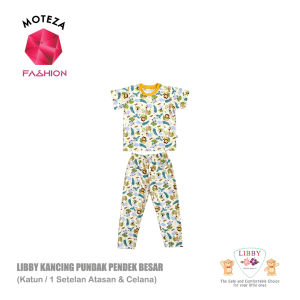 LIBBY Setelan Piyama Anak Besar Laki Perempuan Oblong Pendek Panjang | Stelan Celana Panjang | Hazel Glaze | Size 6 8 10 12 Tahun