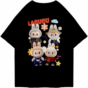 Kaos Oversized Tshirt Labubu ALL Kaos Oversize Wanita/Pria