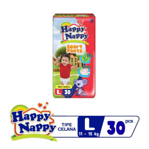 Happy Nappy Smart Pants L30 Tipe Celana Popok Bayi